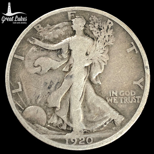 1920-S Walking Liberty Half Dollar (VG)
