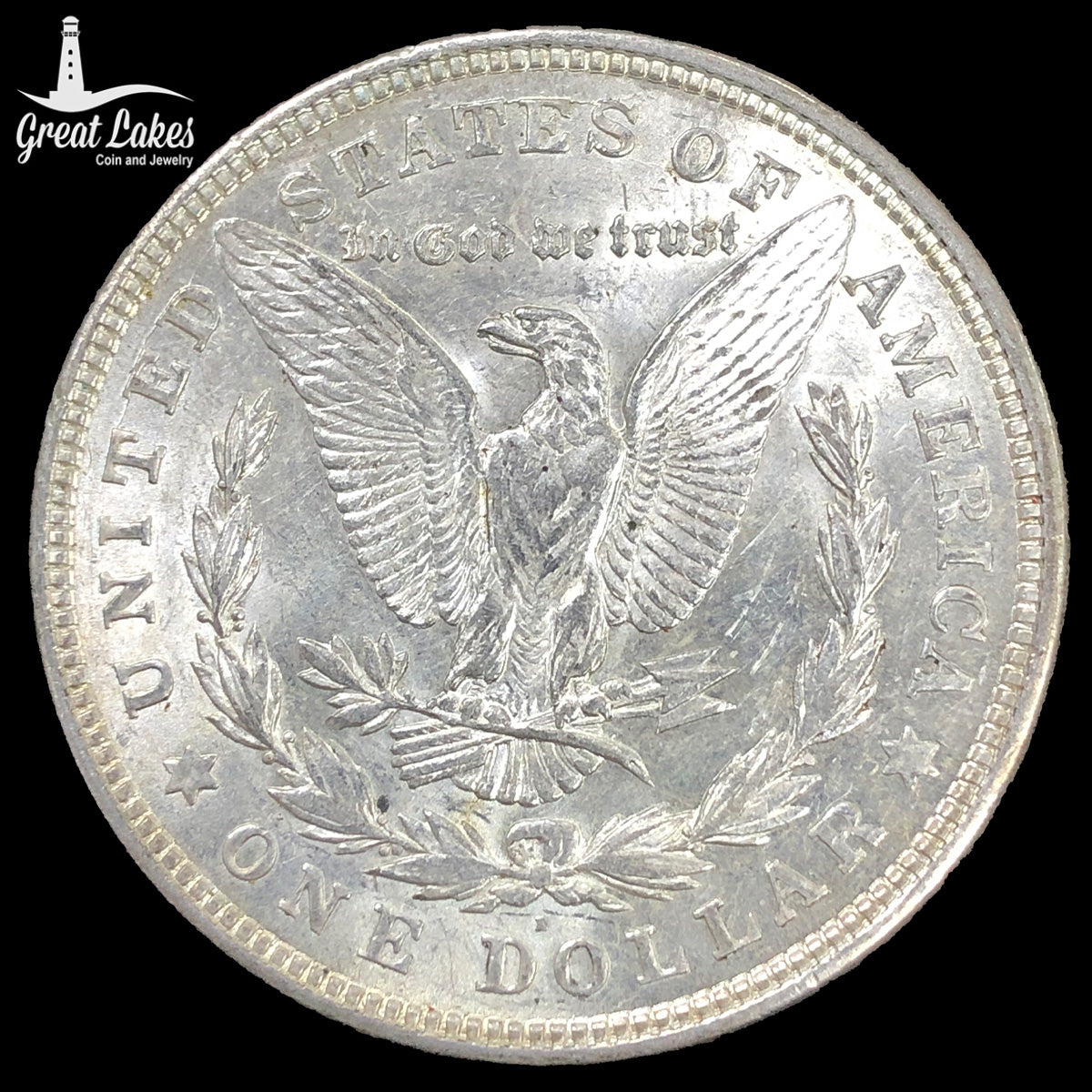 1921-D Morgan Silver Dollar (AU Details)