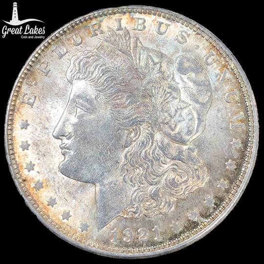 1921-D Morgan Silver Dollar (BU)