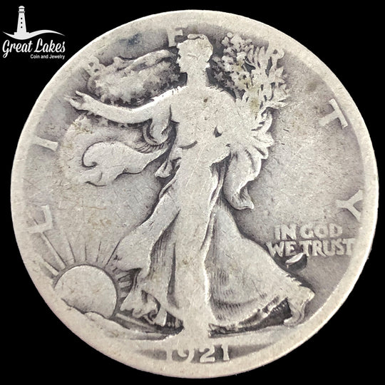 1921-D Walking Liberty Half Dollar (G)