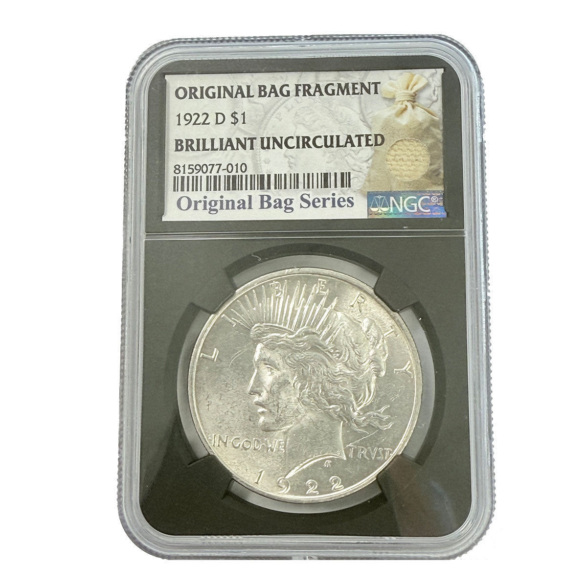 1921-D Peace Silver Dollar NGC BU