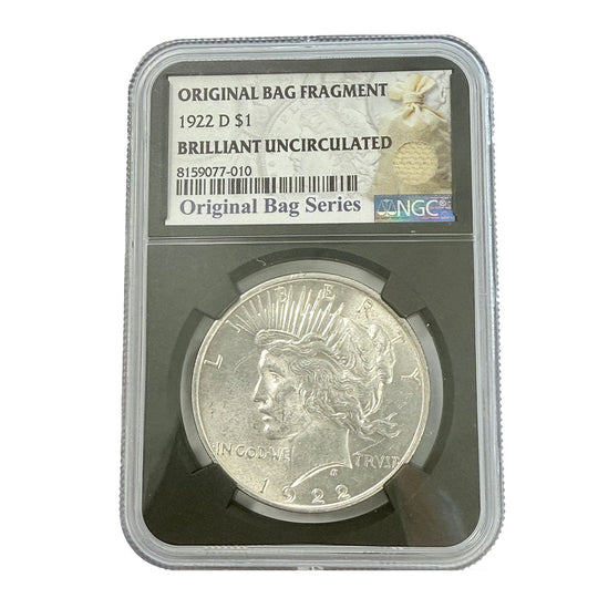 1921-D Peace Silver Dollar NGC BU