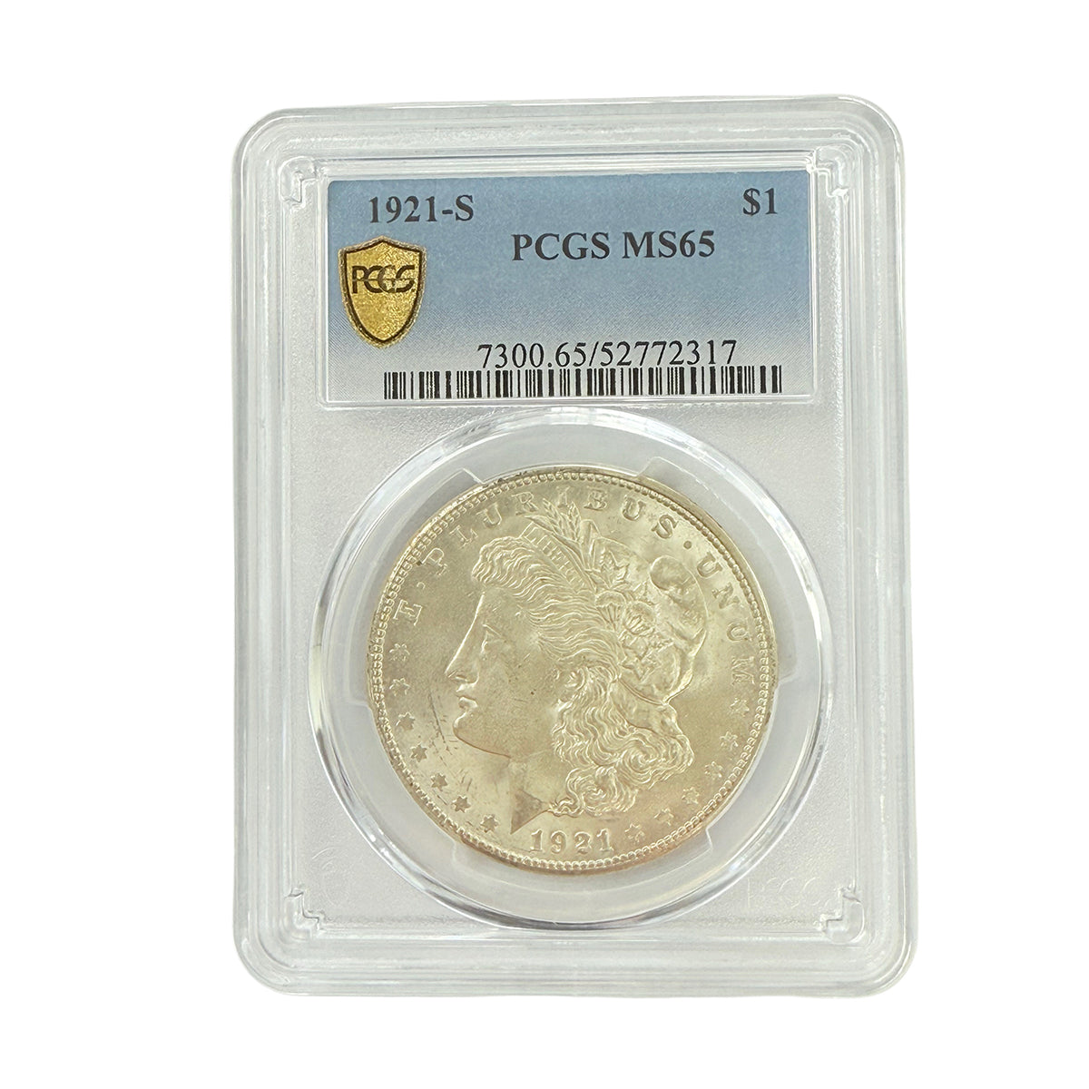 1921-S Morgan Silver Dollar PCGS MS65