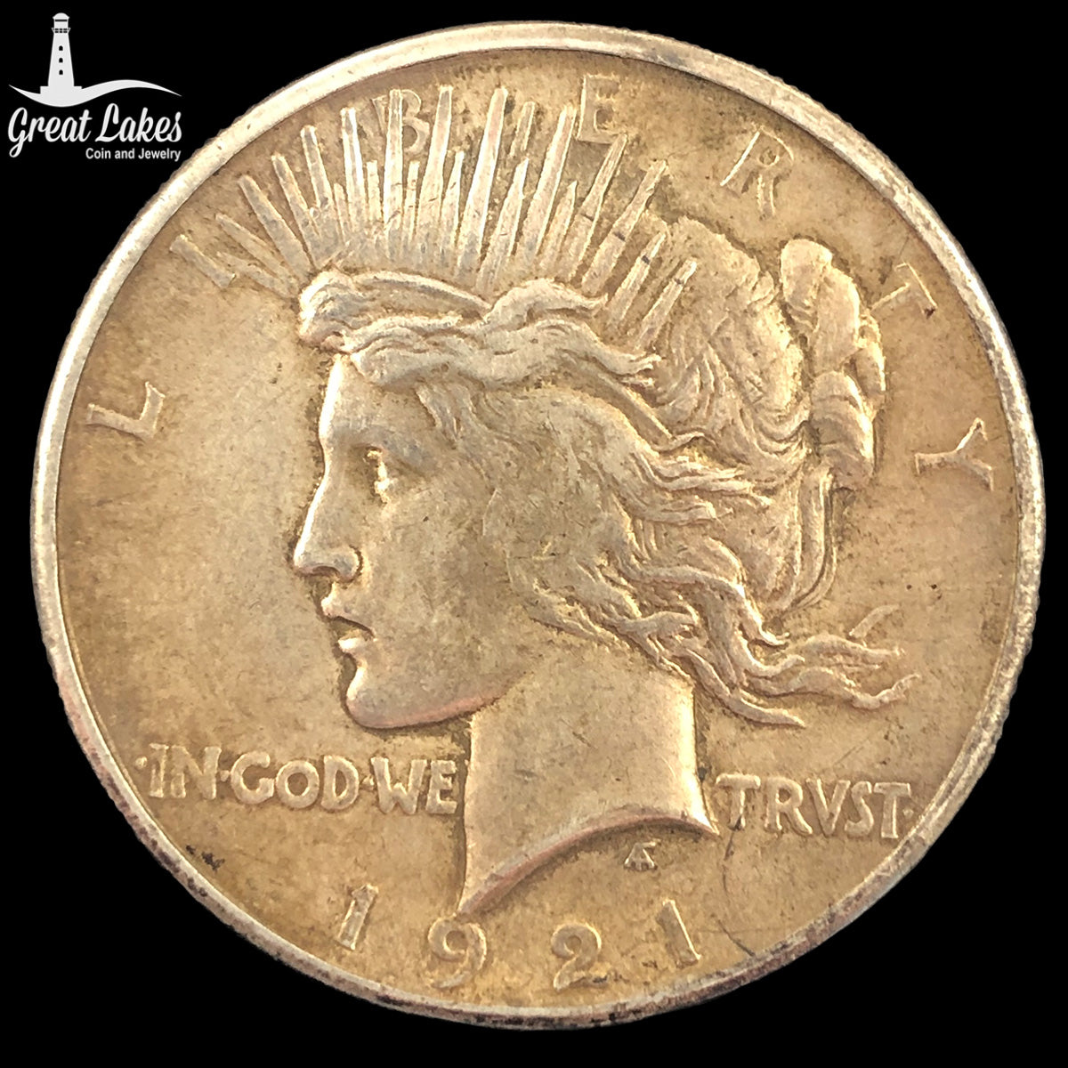 1921 Peace Silver Dollar (XF)