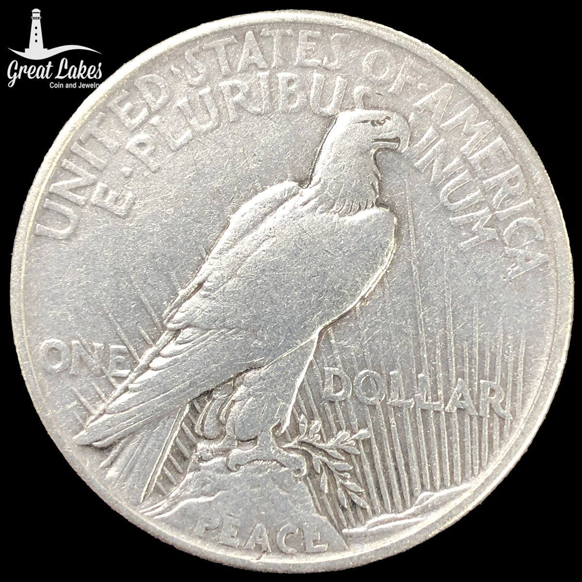 1921 Peace Silver Dollar (VG Details)