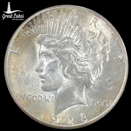 1923-S Peace Silver Dollar (AU)