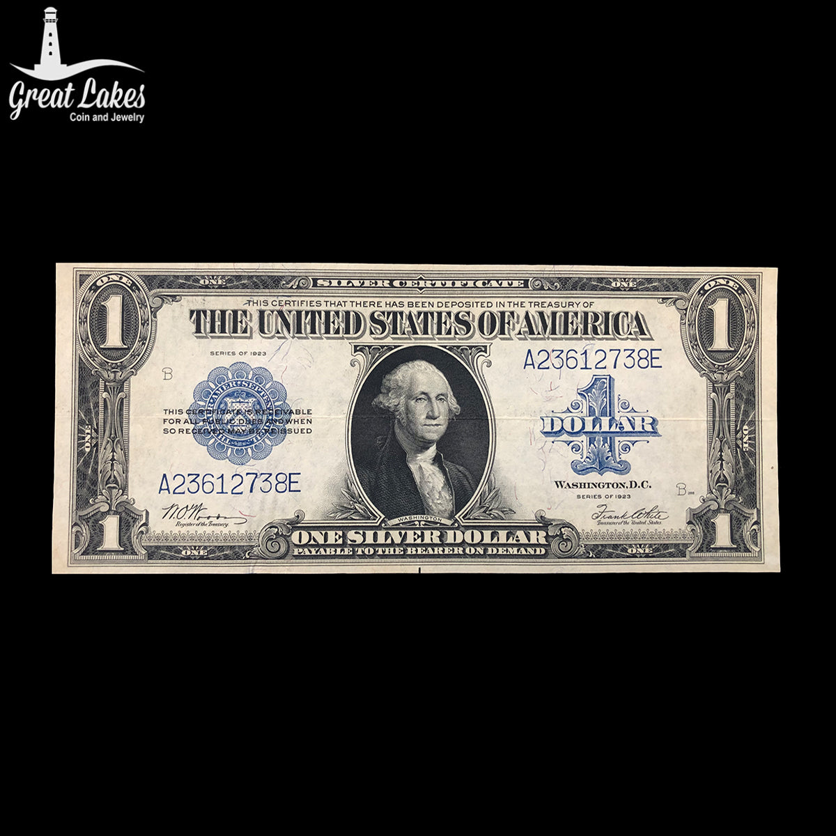 1923 $1 Silver Certificate (Choice VF)