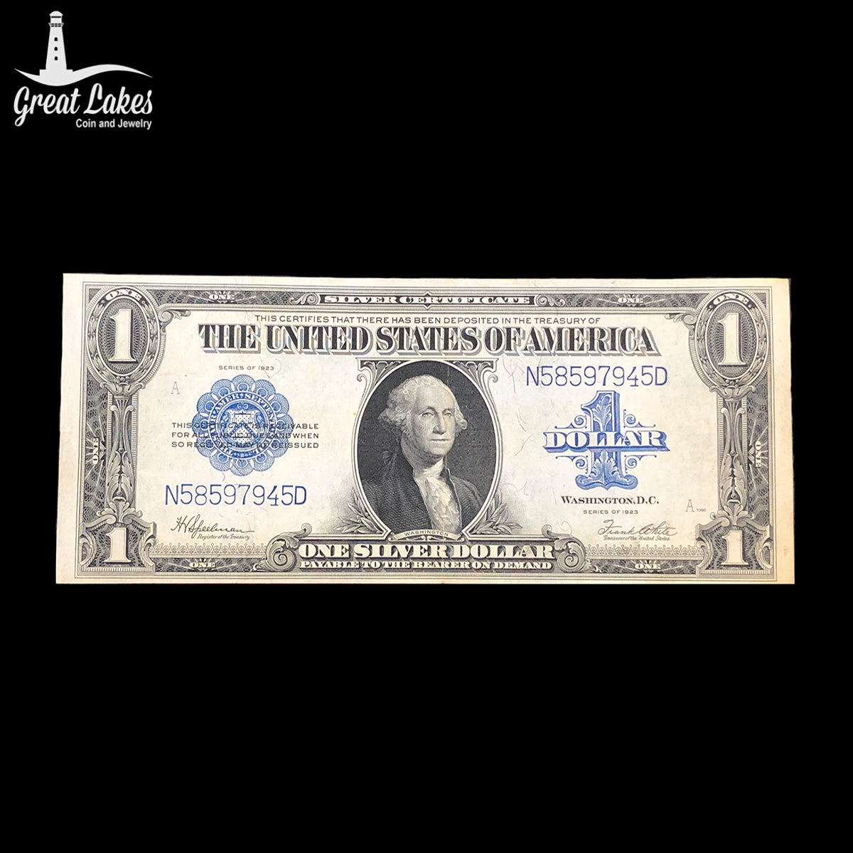 1923 $1 Silver Certificate Large Size Note (VF - XF)