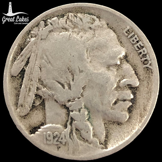 1924-D Buffalo Nickel (F)