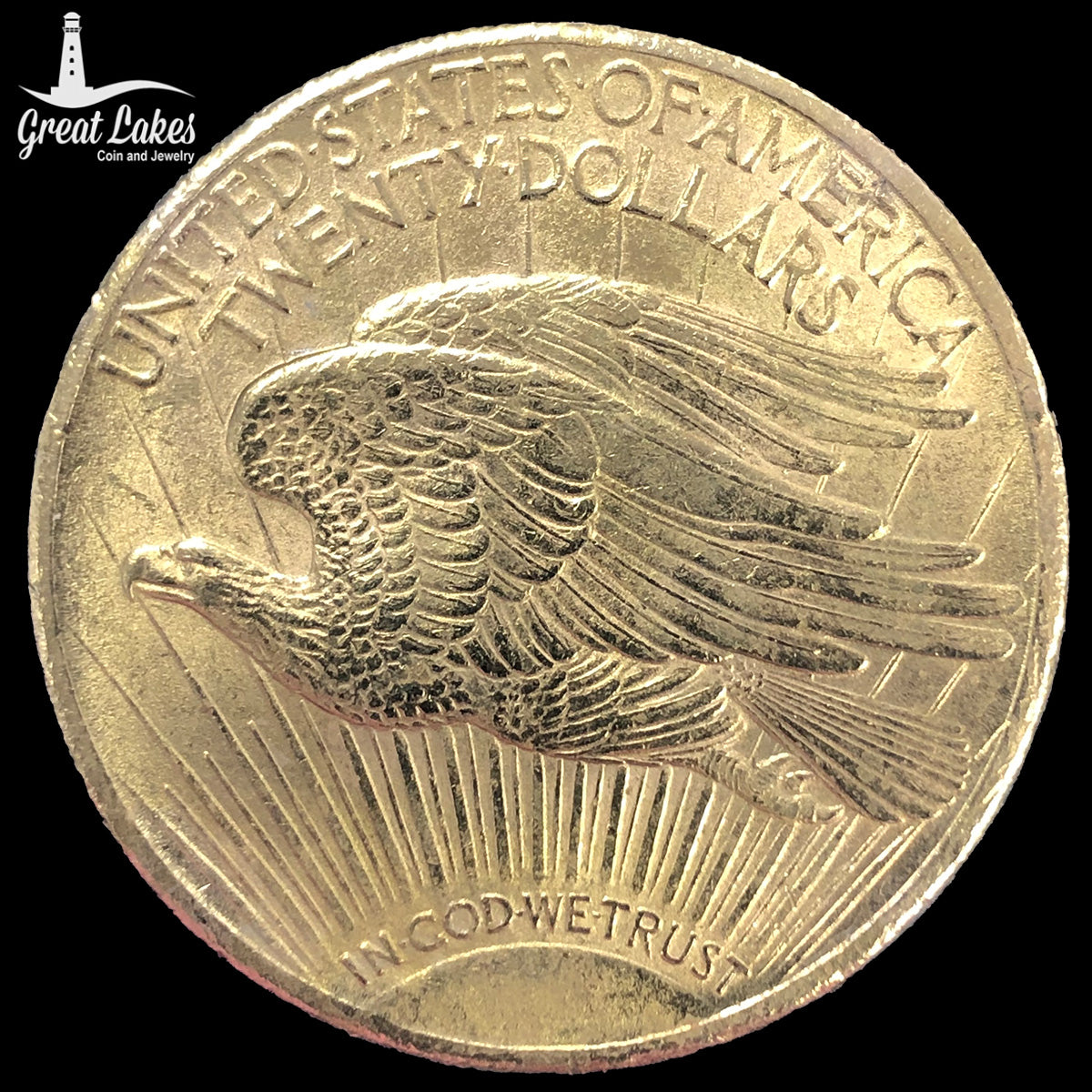 1924 $20 Saint Gaudens Gold Double Eagle (AU)