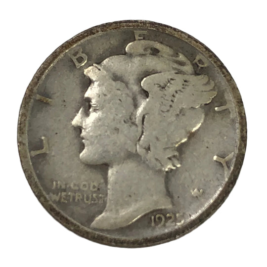 1925-D Mercury Head Dime (F)