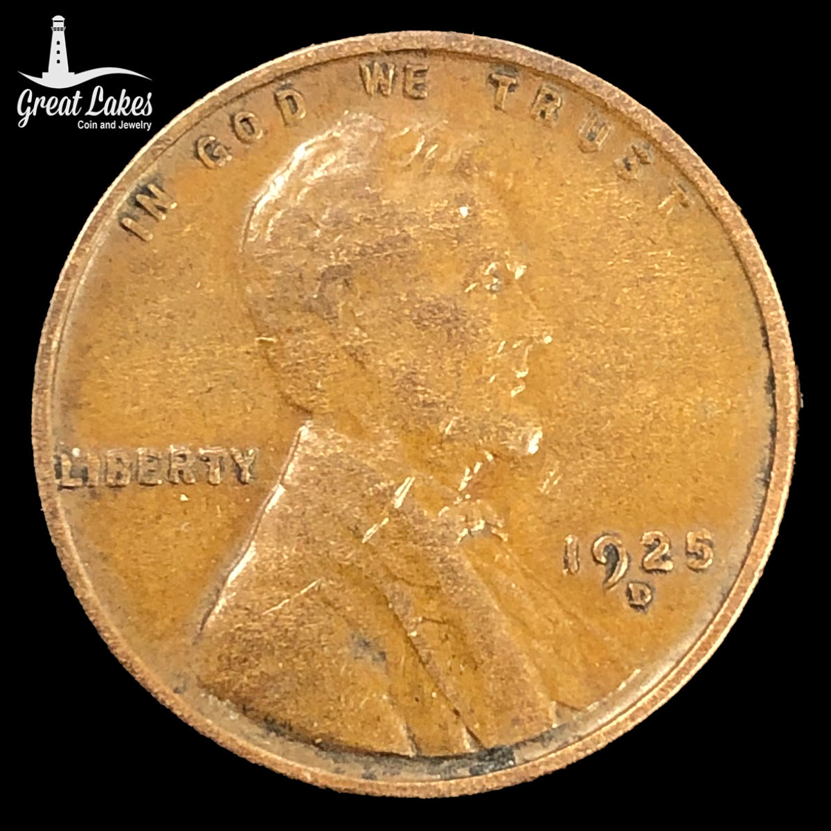 1925-D Lincoln Cent (XF)