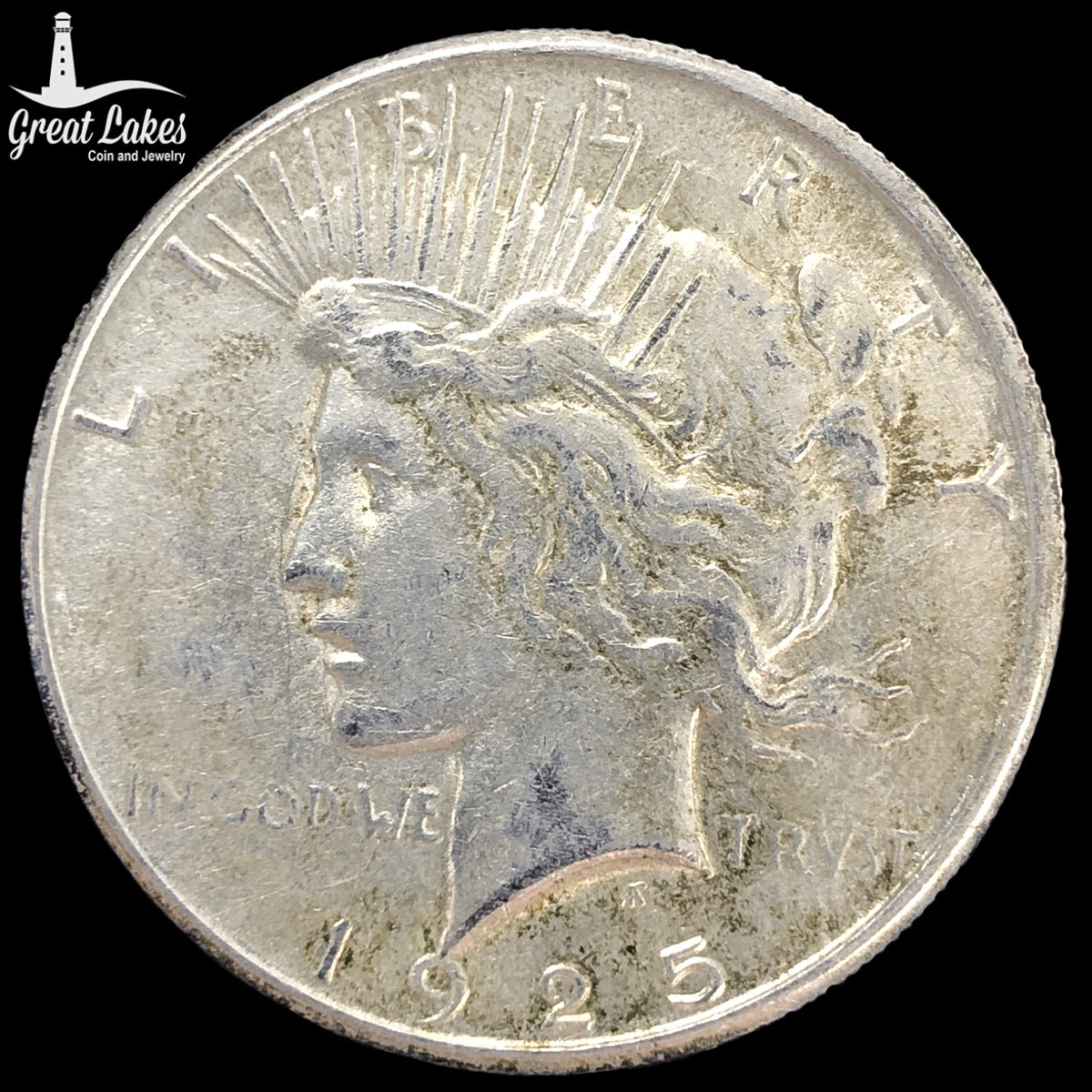 1925-S Peace Silver Dollar (XF)
