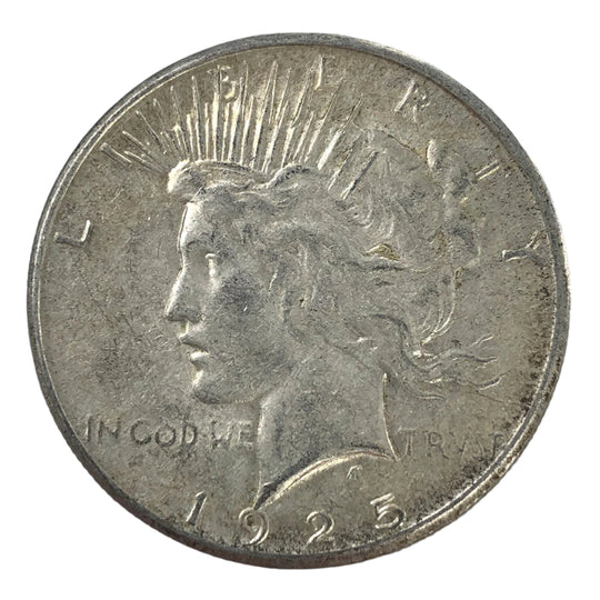 1925-S Peace Silver Dollar (XF Details)