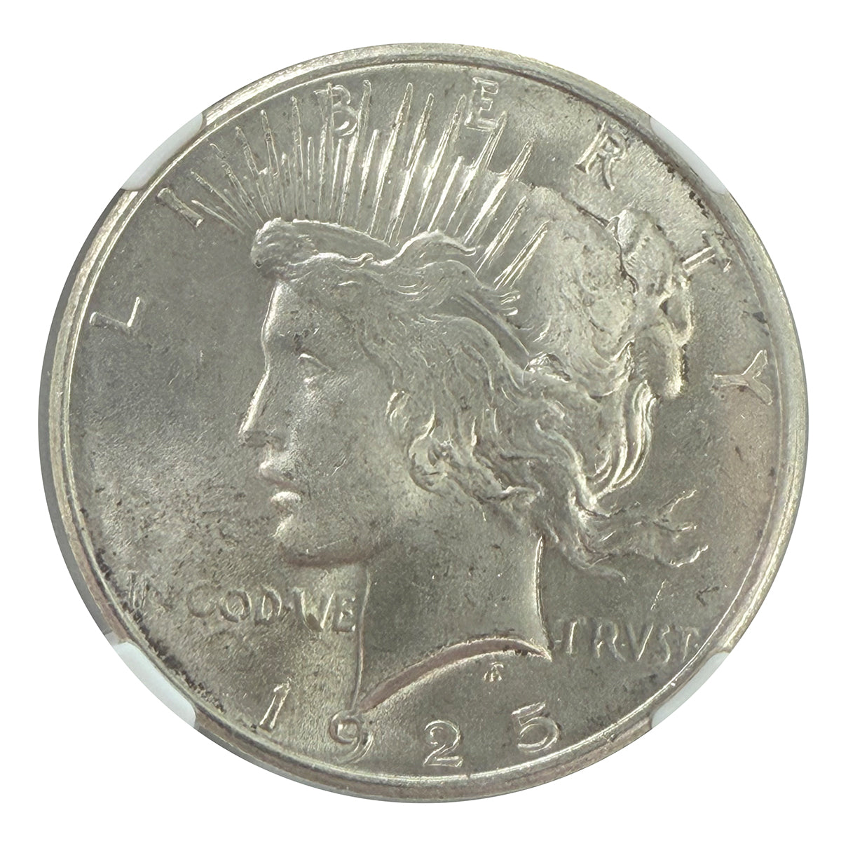 1925 Peace Silver Dollar NGC MS62