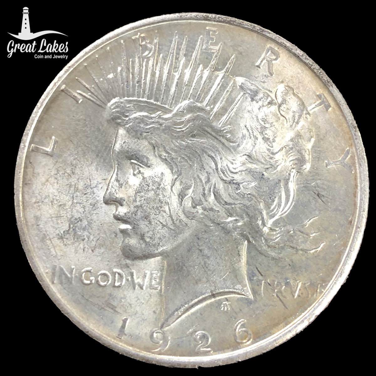 1926-D Peace Silver Dollar (AU - BU)