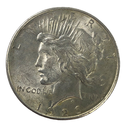 1926-D Peace Silver Dollar (AU)