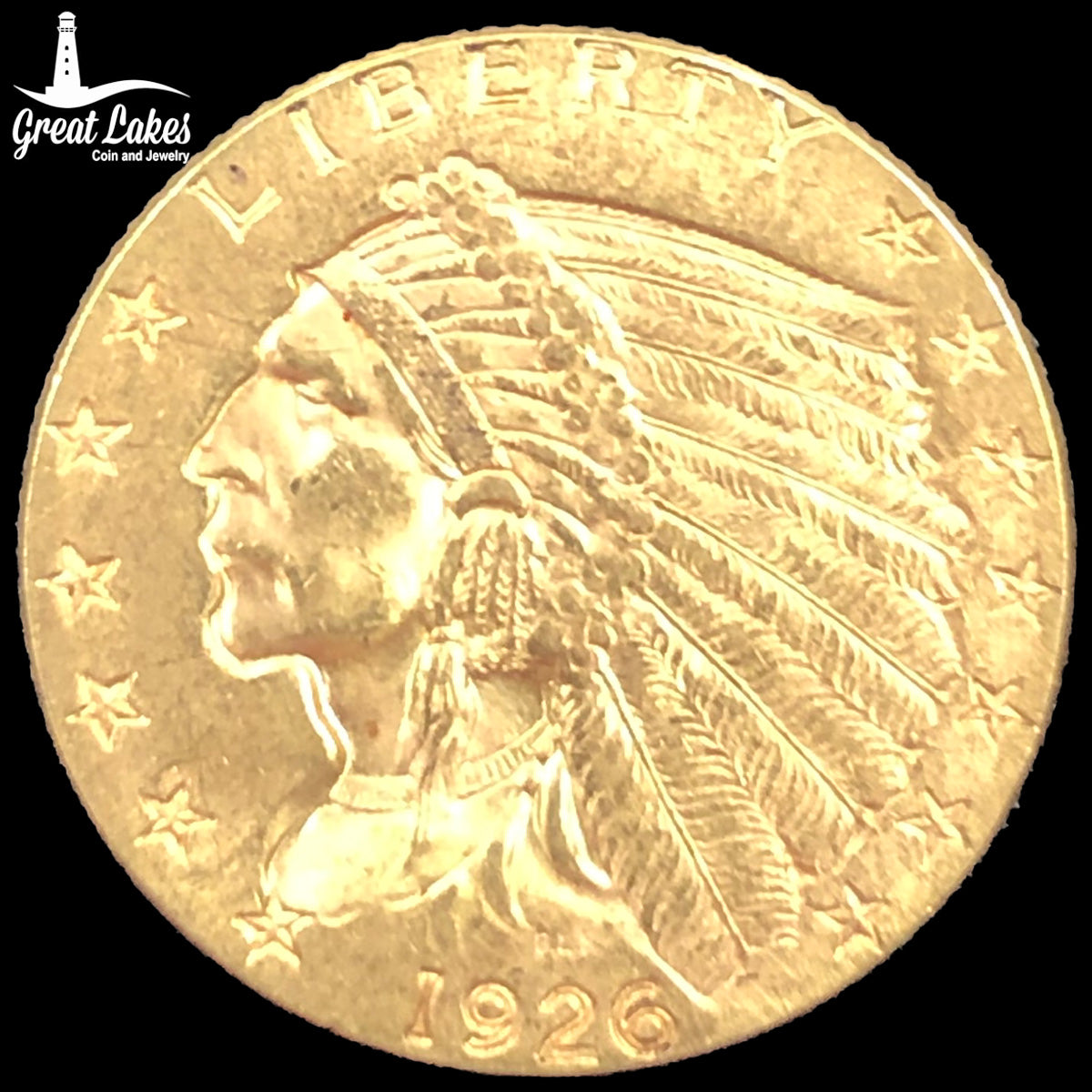 1926 $2.50 Indian Gold Quarter Eagle (BU)