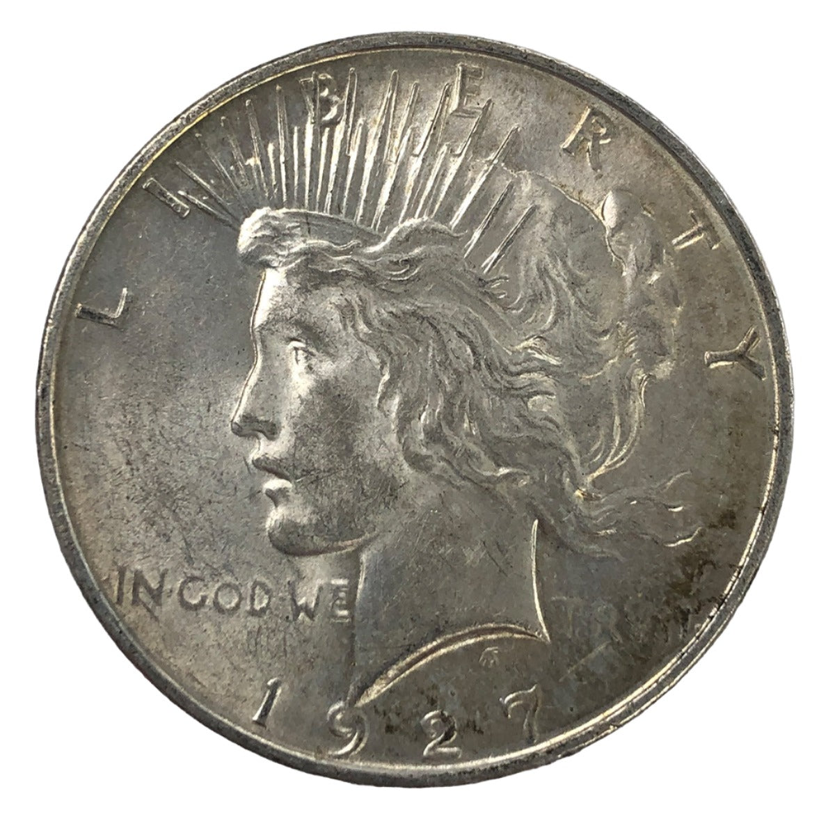 1927-D Peace Silver Dollar (AU)