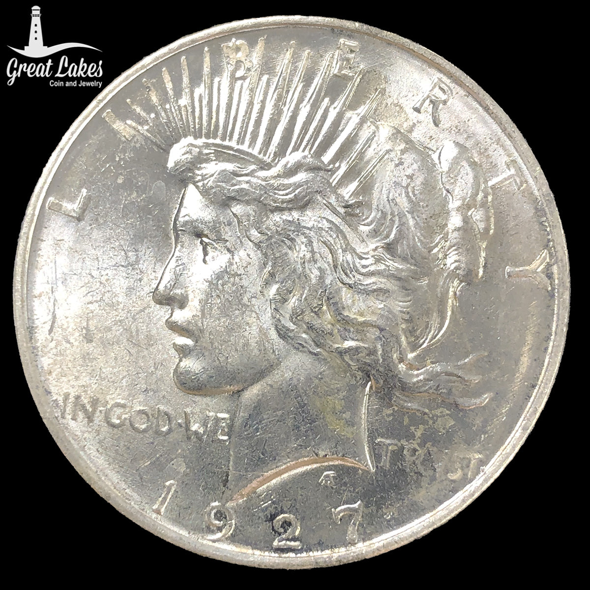 1927-D Peace Silver Dollar (BU)