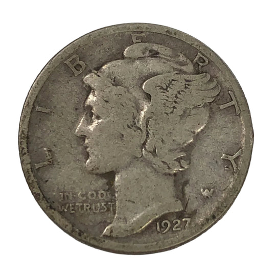 1927-D Mercury Head Dime (F)