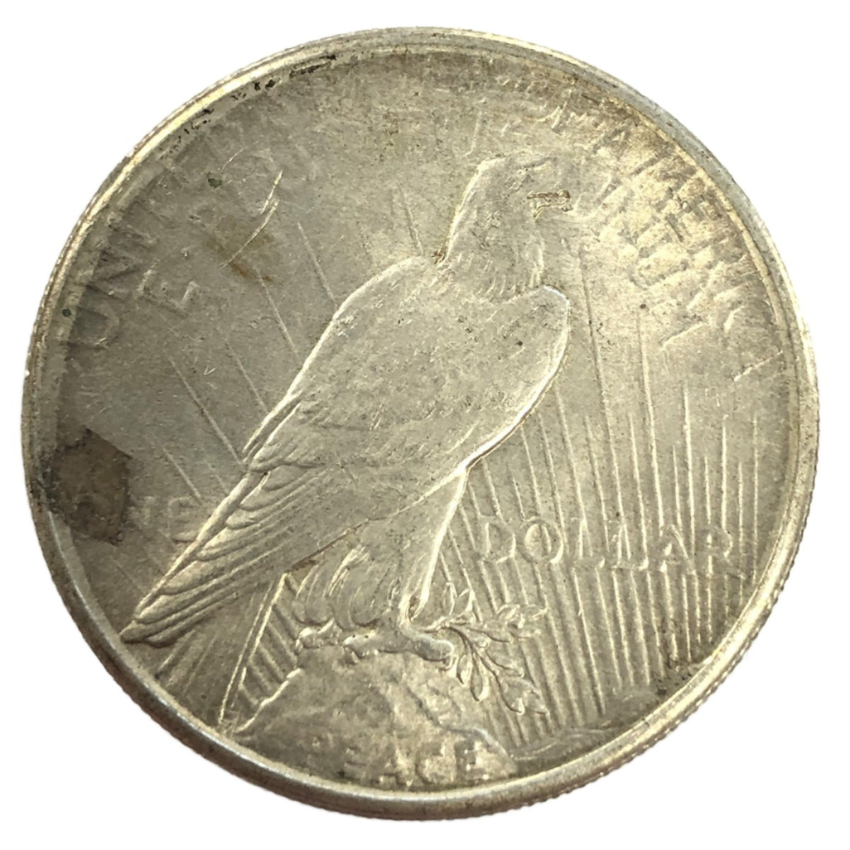 1927 Peace Silver Dollar (AU Details)