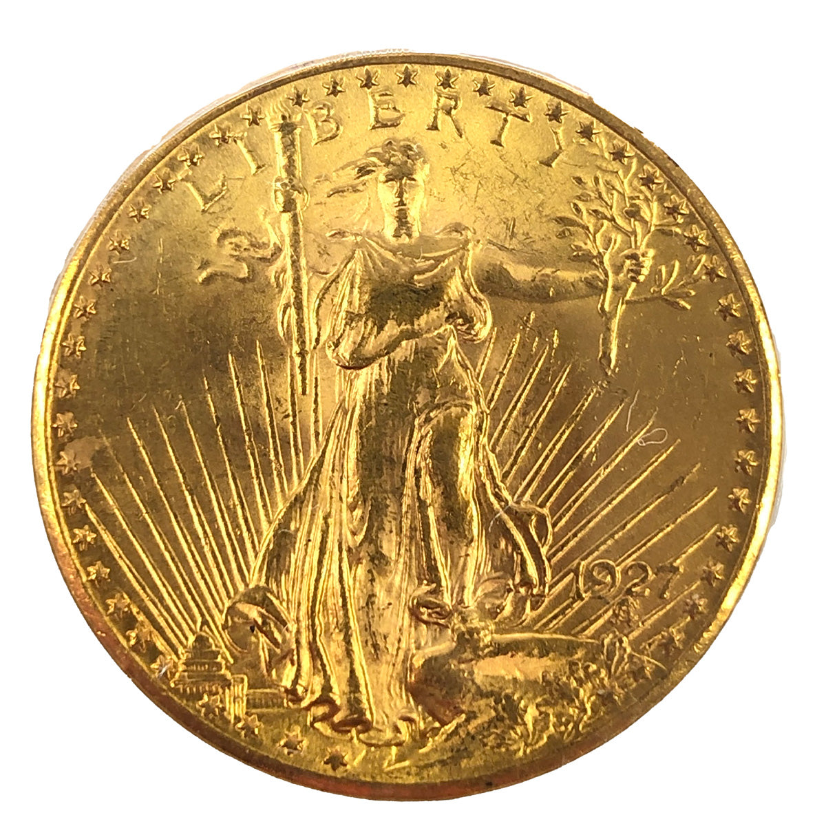 1927 $20 Saint Gaudens Gold Double Eagle PCGS MS64