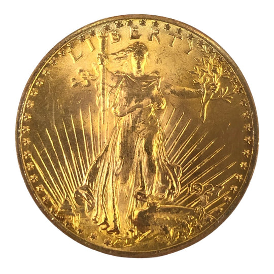 1927 $20 Saint Gaudens Gold Double Eagle PCGS MS63