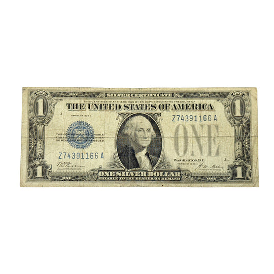 1928-A $1 Silver Certificate Funnyback (VG)