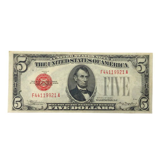 1928-C $5 Legal Tender (VF)