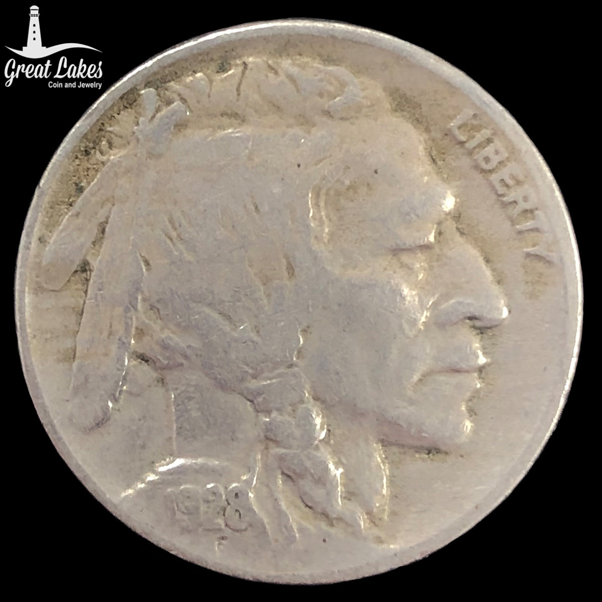 1928-D Buffalo Nickel (VF)