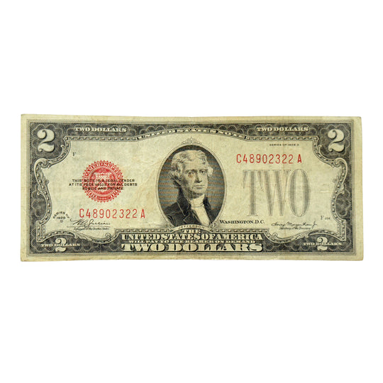 1928-D $2 Legal Tender (F)
