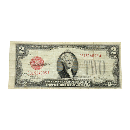 1928-D $2 Legal Tender (VF)