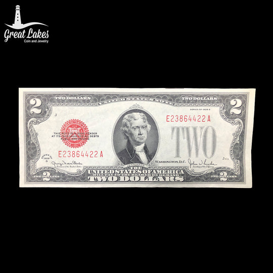 1928 G $2 Legal Tender (XF)