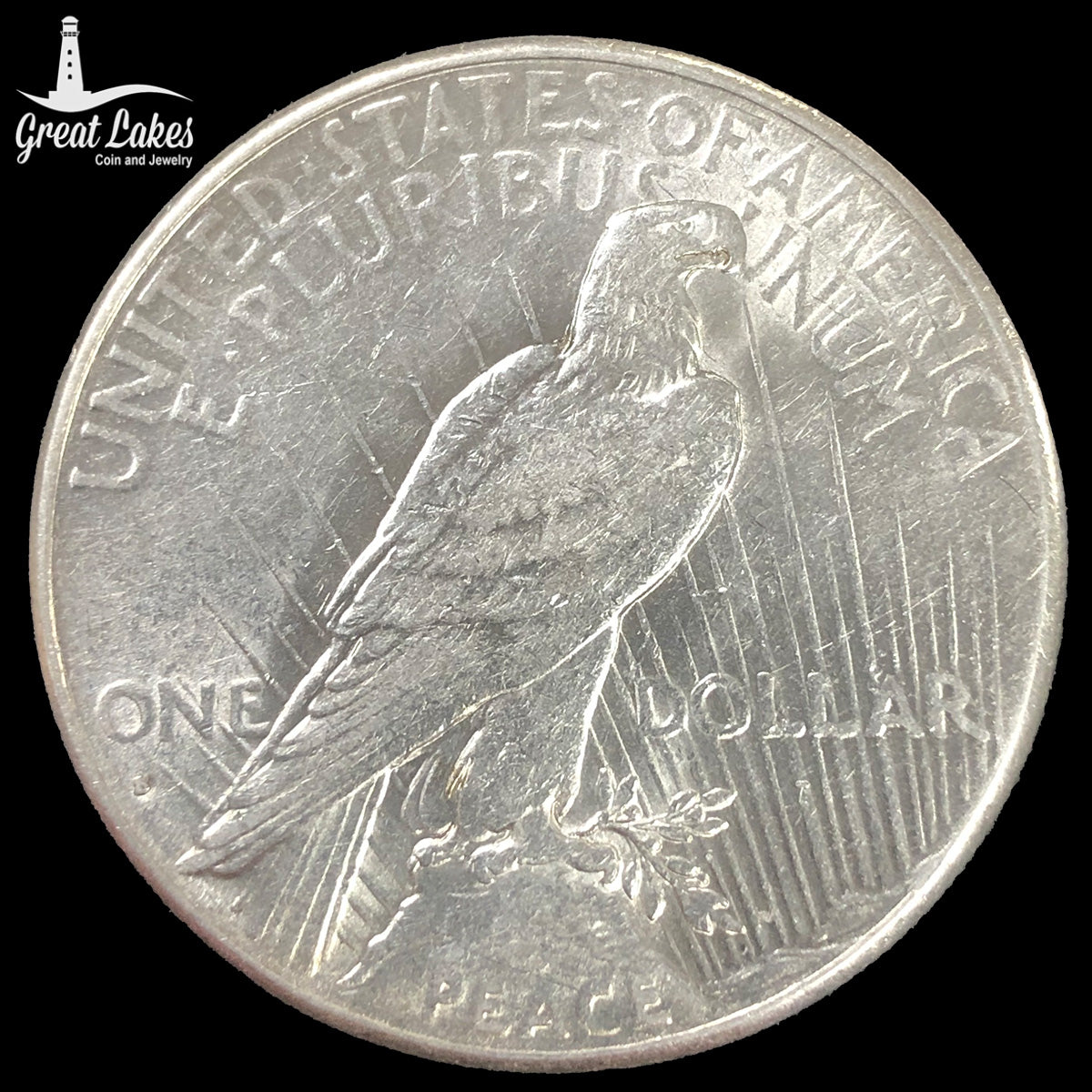 1928-S Peace Silver Dollar (AU Details)