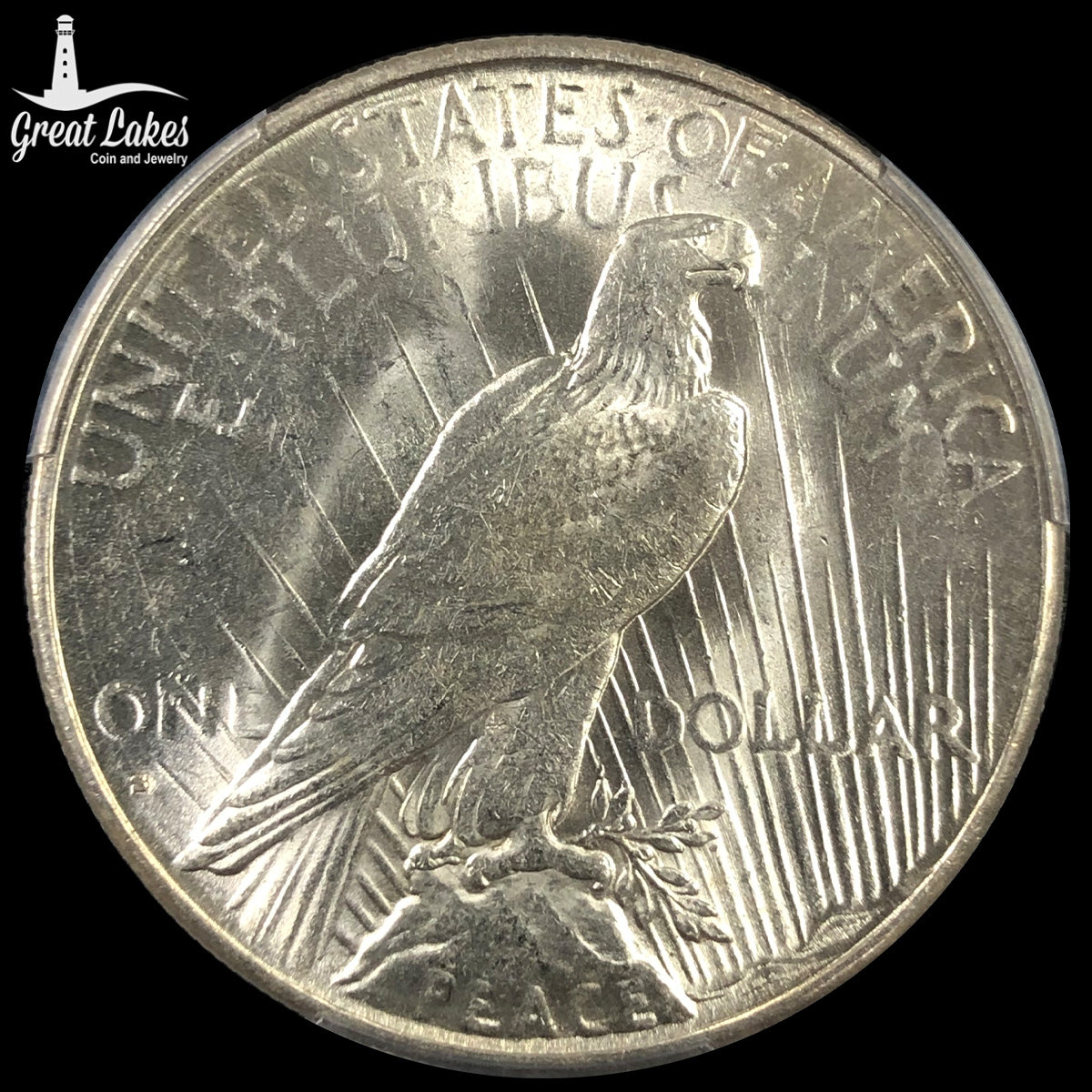1928-S Peace Dollar PCGS AU58