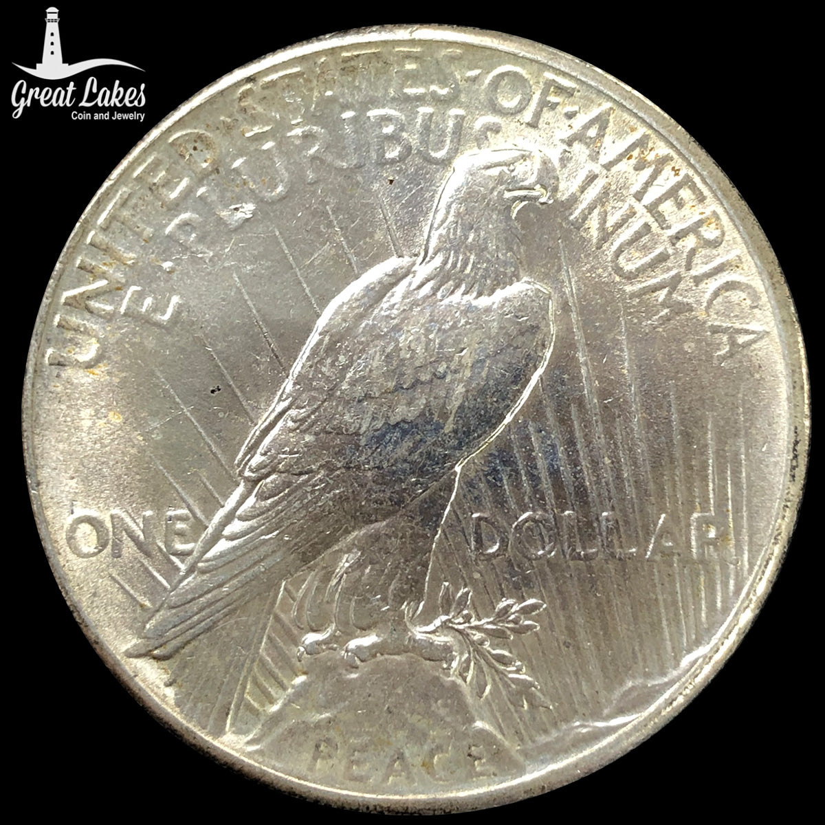 1928 Peace Silver Dollar (AU Details)