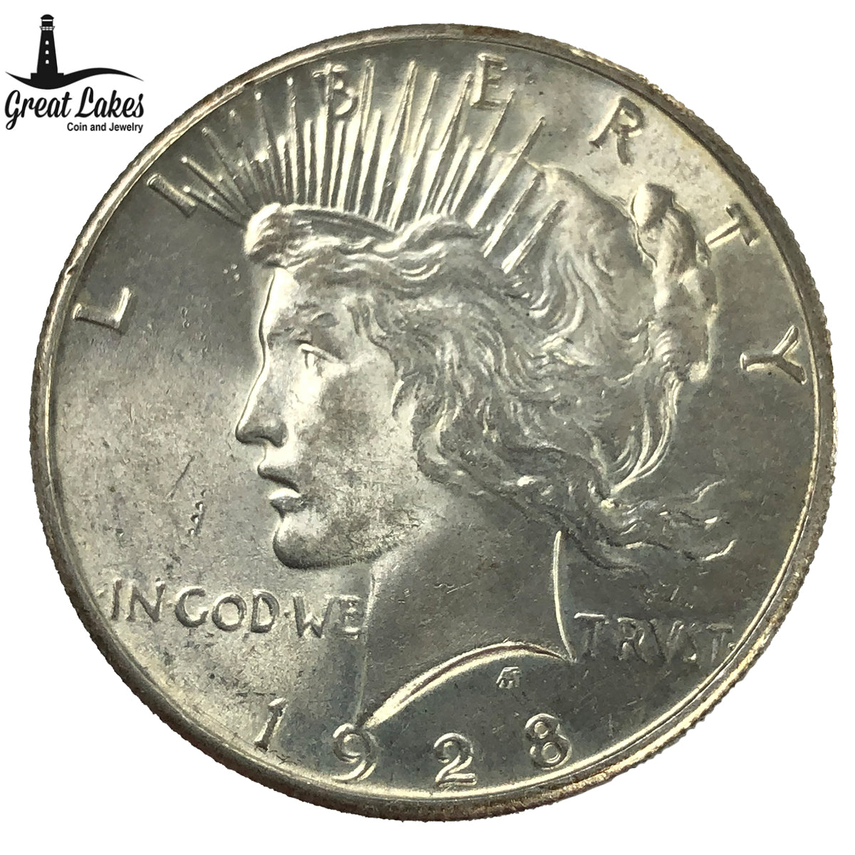 1928 Peace Silver Dollar (BU)