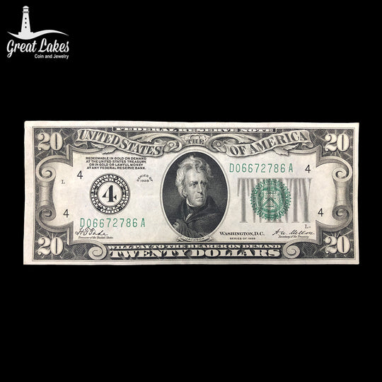 1928 $20 Federal Reserve Note (XF)