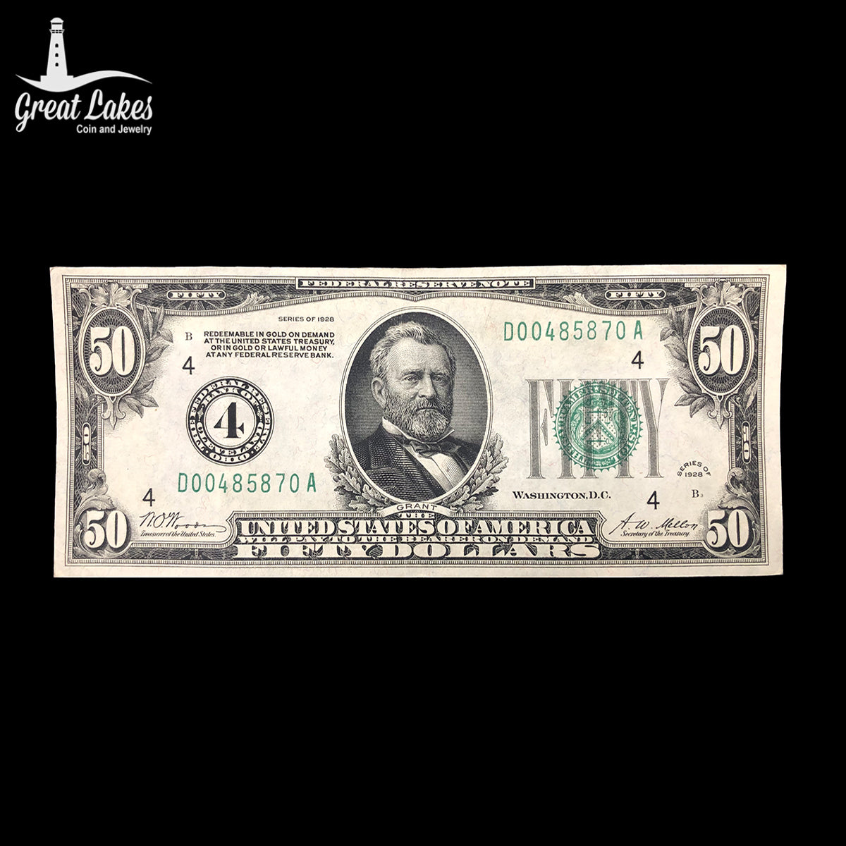 1928 $50 Federal Reserve Note (XF)