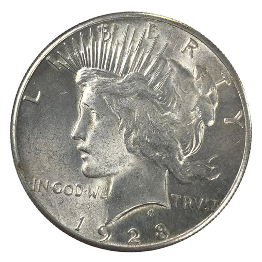 1928 Peace Silver Dollar (AU)