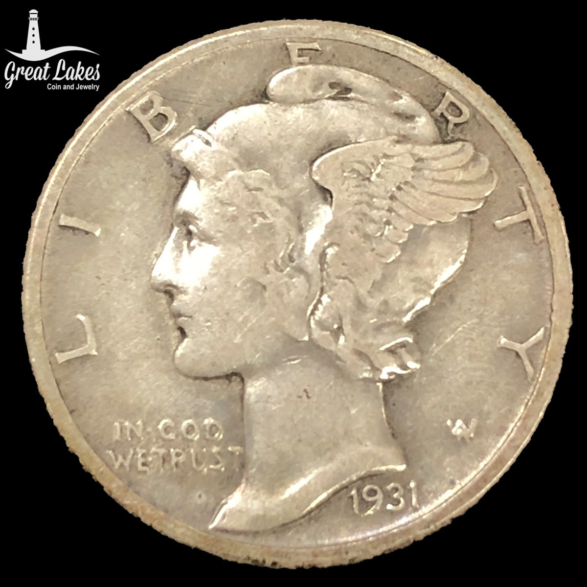 1931 Mercury Head Dime (XF)