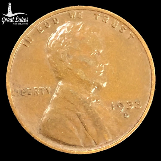 1933-D Lincoln Cent (XF)