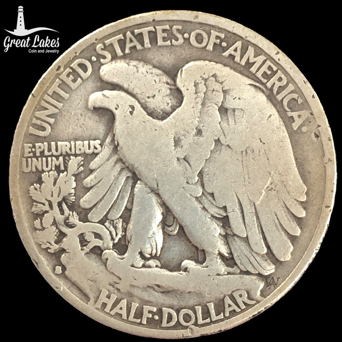 1933-S Walking Liberty Half Dollar (VG)