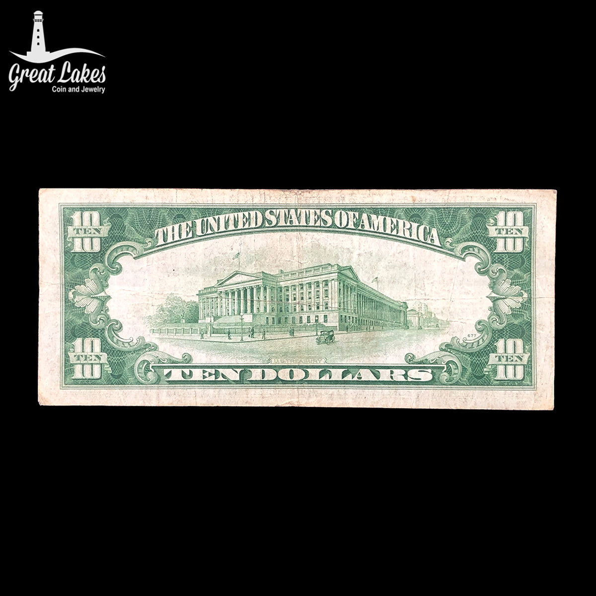 1934-A $10 Federal Reserve Star Note (VF)