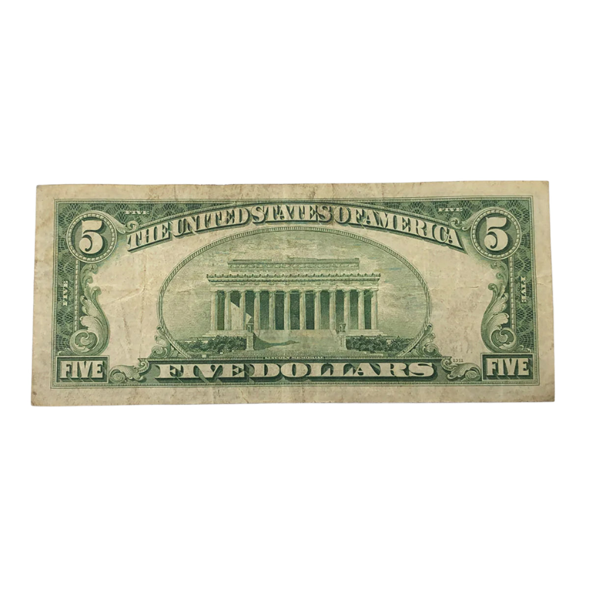 1934-A $5 WWII Emergency Issue North Africa Note (VF)