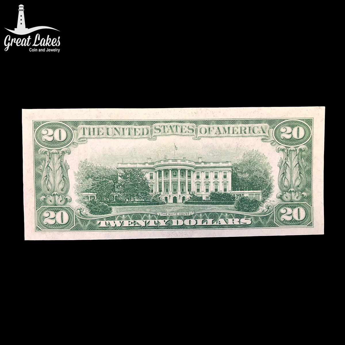 1934-C $20 Federal Reserve Note (CU)