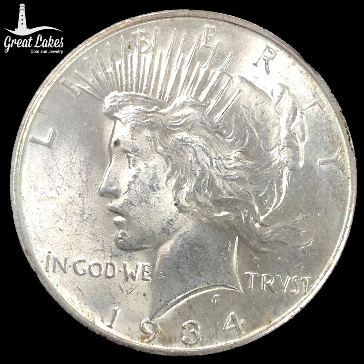 1934-D Peace Silver Dollar (BU)