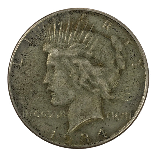1934 Peace Silver Dollar (VF)