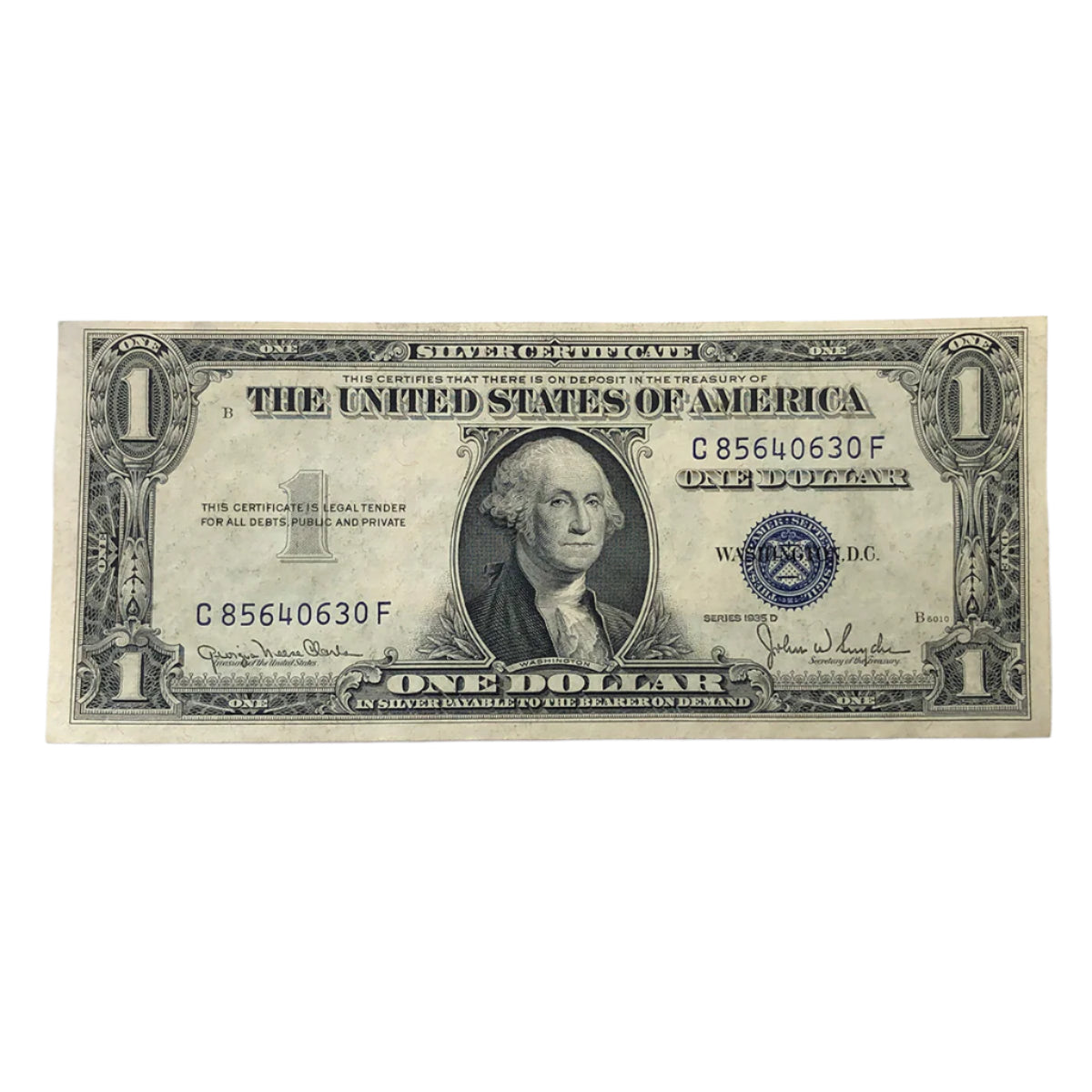 1935-D $1 Silver Certificate (CU)
